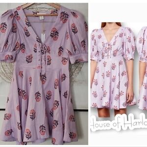 New House of Harlow Cute Purple Dress Size 6